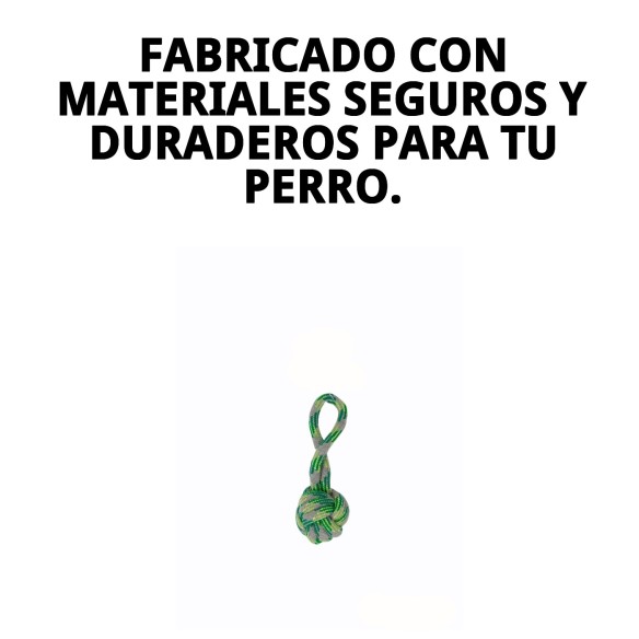 Mordedor Pelota 18 cm Green: Diversión y Salud Canina