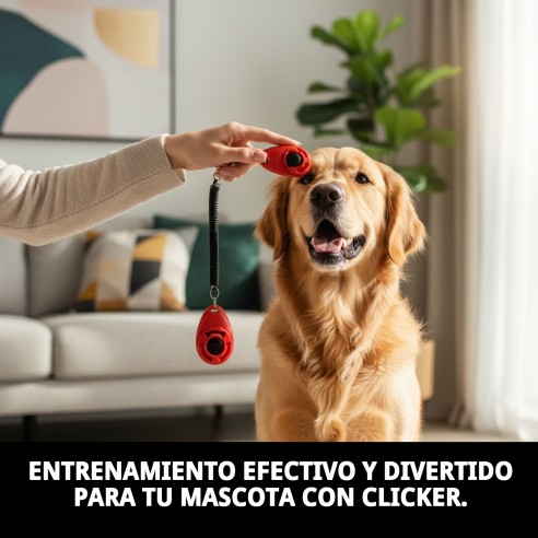 Clicker Training Mosquetón: Adiestra a tu Mascota Fácilmente
