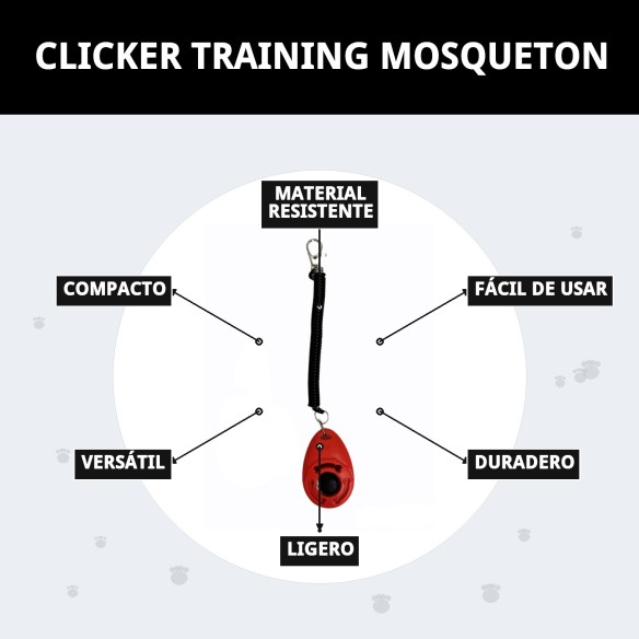 Clicker Training Mosquetón: Adiestra a tu Mascota Fácilmente