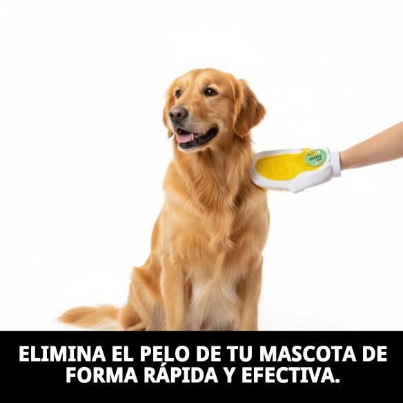 Manopla Quitapelo: Elimina el pelo de tu mascota fácilmente