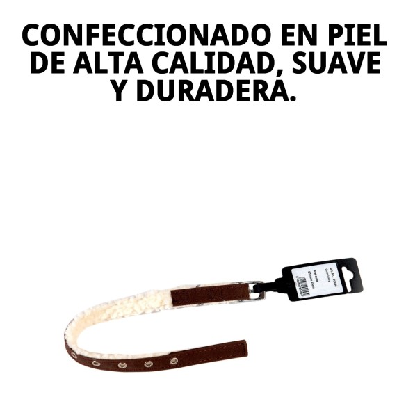 Collar Luxury Piel Nube 1,5x35cms para tu mascota elegante