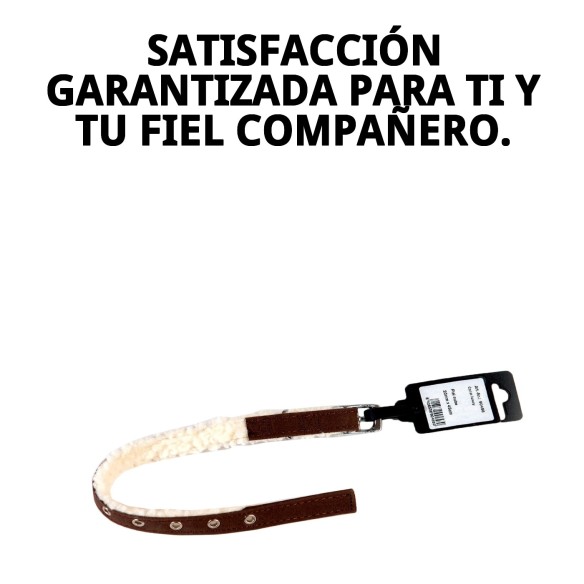 Collar Luxury Piel Nube 1,5x35cms para tu mascota elegante