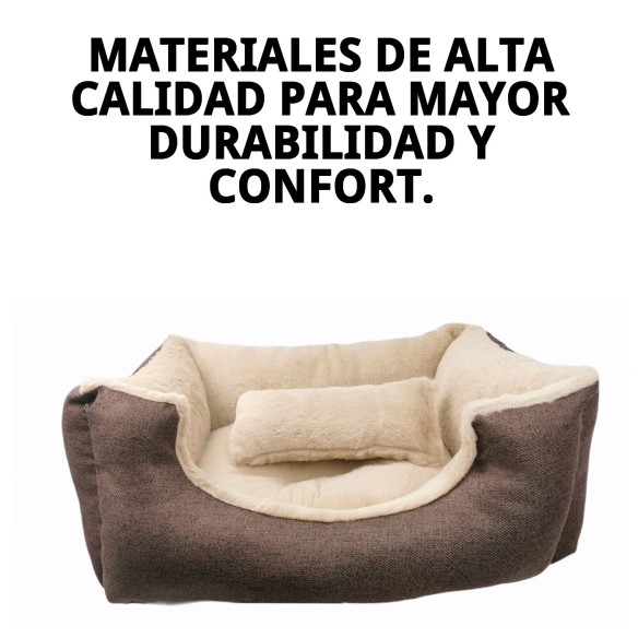 Cuna Dulce Collection Marrón T-2 para Perros y Gatos