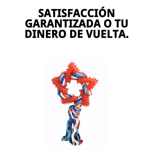 Mordedor Estrella Dental TPR para Perros - 26 cm