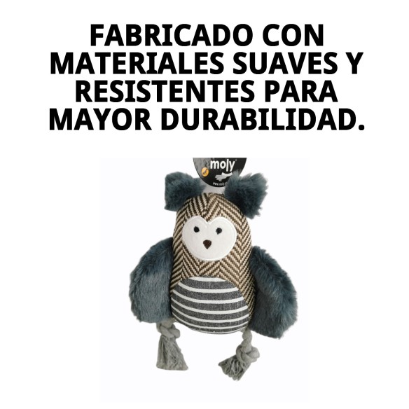 Juguete para Perro Lechuza 22 cm - Diversión Asegurada