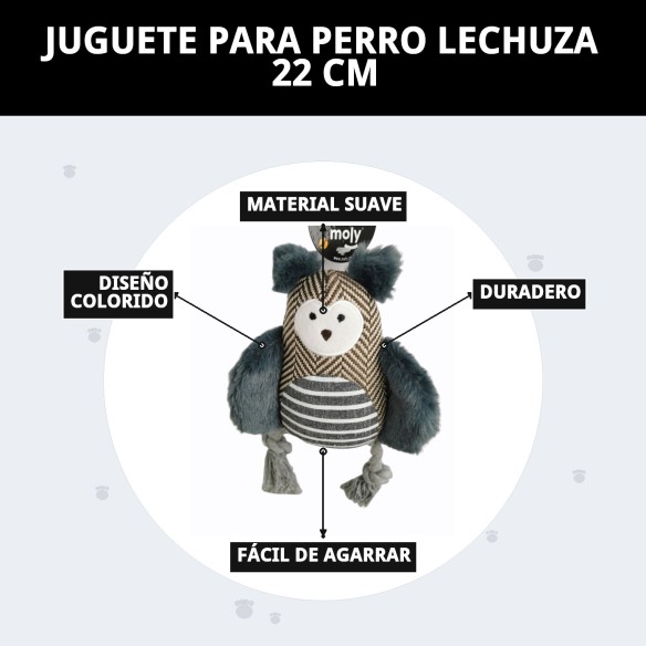 Juguete para Perro Lechuza 22 cm - Diversión Asegurada