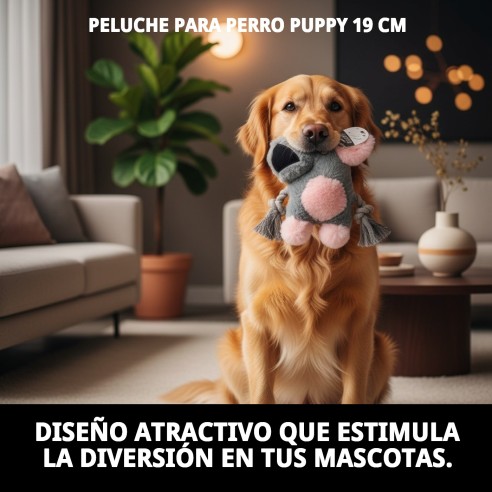 Peluches para Perros Puppy 19 cm - Diversión y Comodidad