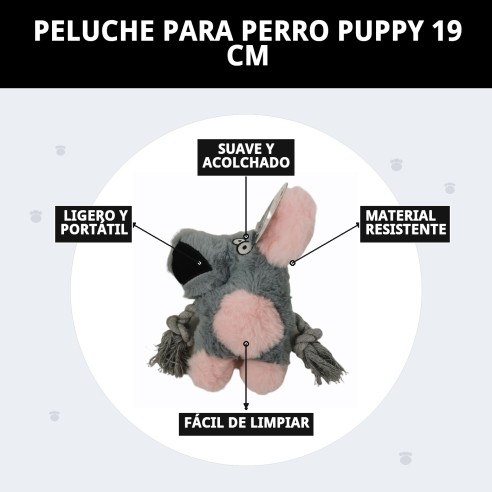 Peluches para Perros Puppy 19 cm - Diversión y Comodidad