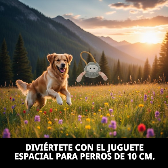 Juguete para Perro Space 10 cm - Diversión Intergaláctica