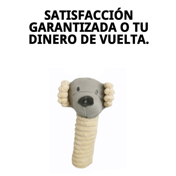 Peluche Osito para Perros de 20 cm | Juguete Ideal y Seguro