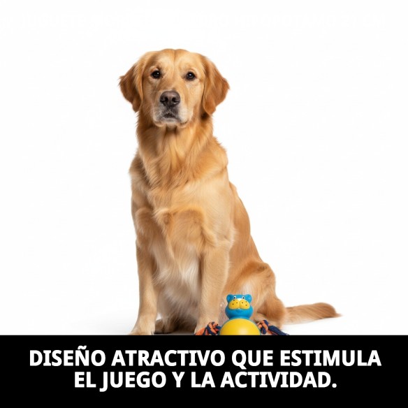 Juguete Mordedor Hipopótamo para Perros - 21 cm Divertido