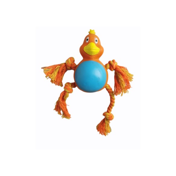 Juguete Mordedor Perro Pollito 21 cm - Diversión Asegurada