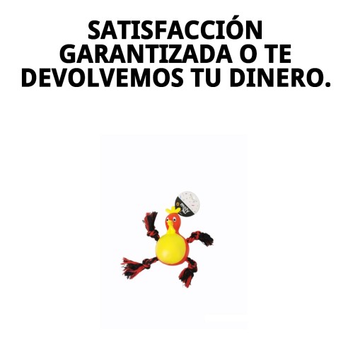 Juguete Mordedor Gallina para Perros - 21 cm de Diversión