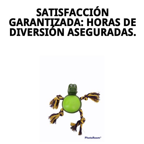 Juguete Mordedor Perro Cocodrilo 21 cm - Diversión Asegurada