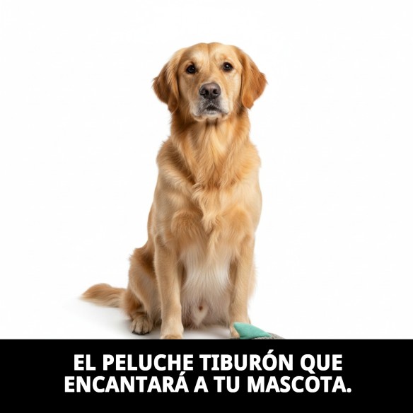 Peluche Tiburón para Perros 37 cm | Diversión Asegurada