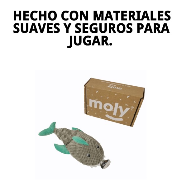 Peluche Tiburón para Perros 37 cm | Diversión Asegurada