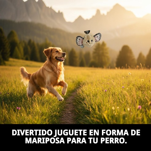 Juguete para Perro Butterfly 10 cm - Diversión Asegurada