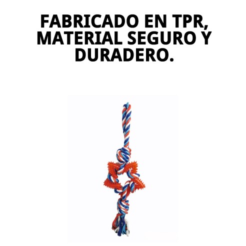 Lanzador Estrella Dental TPR 45cm: Juega y Cuida a tu Mascota