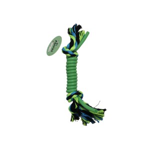 Mordedor de Silicona y Algodón para Mascotas - 25 cm