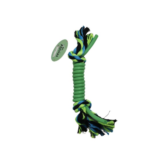 Mordedor de Silicona y Algodón para Mascotas - 25 cm