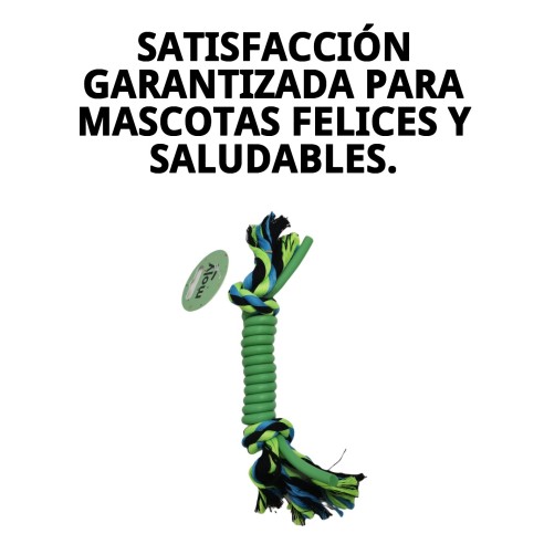 Mordedor de Silicona y Algodón para Mascotas - 25 cm