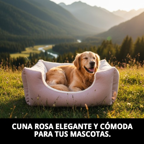 Cuna Rosa T-1 DULCE NEW COLLECTION para tu mascota