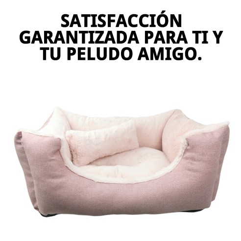 Cuna Rosa T-2 60x48x24 cm - Dulce New Collection para Mascotas