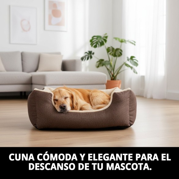 Cuna Marrón T-1 para Perros - New Collection Moly