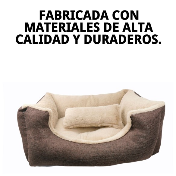 Cuna Marrón Suave T-3 para Perros | Confort en Moly