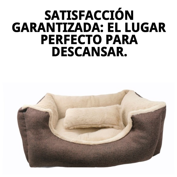 Cuna Marrón Suave T-3 para Perros | Confort en Moly
