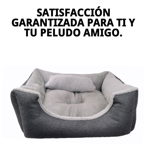 Cuna Gris T-2 Dulce New Collection para Mascotas 60x48 cm