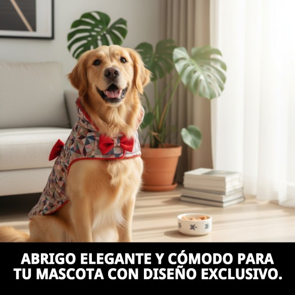 Abrigo Damasco T-L para perro | Calidad y estilo Moly