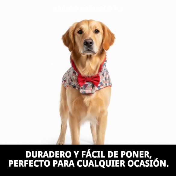 Abrigo Damasco T-L para perro | Calidad y estilo Moly