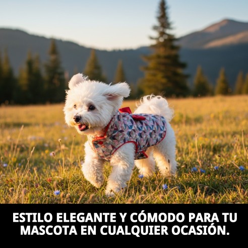 Abrigo Damasco para Perro Talla S - Calidad y Estilo