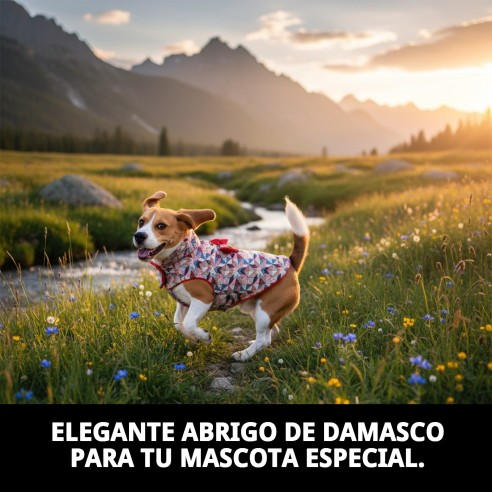 Abrigo Damasco T-XS: Estilo y Comodidad para tu Mascota