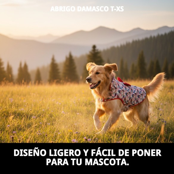 Abrigo Damasco T-XS: Estilo y Comodidad para tu Mascota