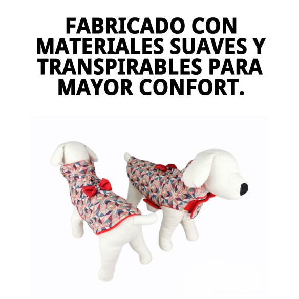 Abrigo Perro Damasco XXS Moly | Estilo y Calidez Razas Pequeñas