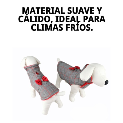 Abrigo Enzo T-L para Perros: Calidez, Estilo y Confort