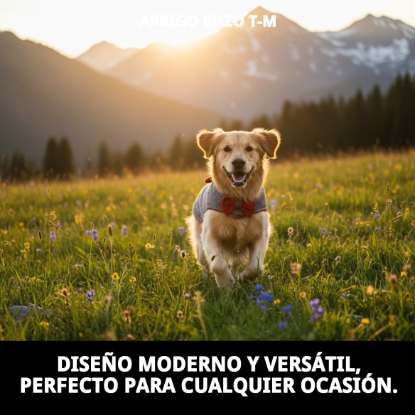 Abrigo Enzo T-M: Estilo y Comodidad para tu Mascota