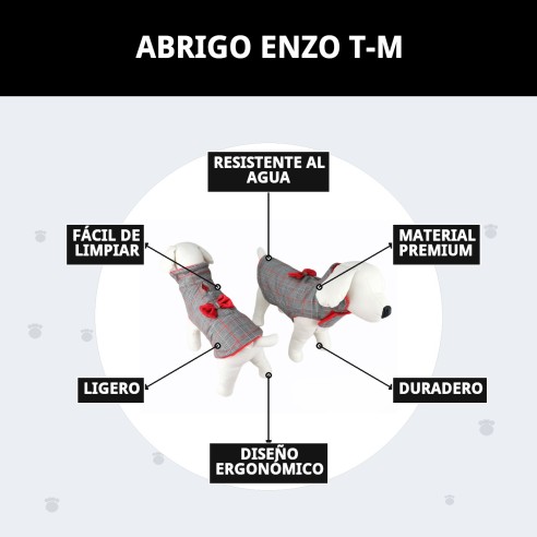 Abrigo Enzo T-M: Estilo y Comodidad para tu Mascota