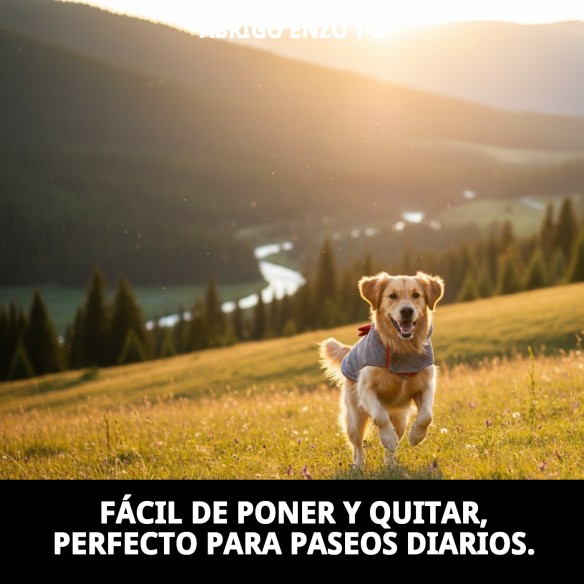 Abrigo Enzo T-S para Mascotas: Estilo y Comodidad