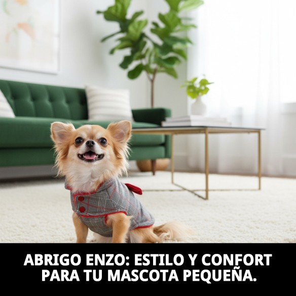 Abrigo Enzo T-XXS: Estilo y Calidez para tu Mascota