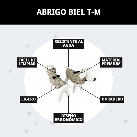 Abrigo Biel T-M para Mascotas: Calidez y Estilo 2023