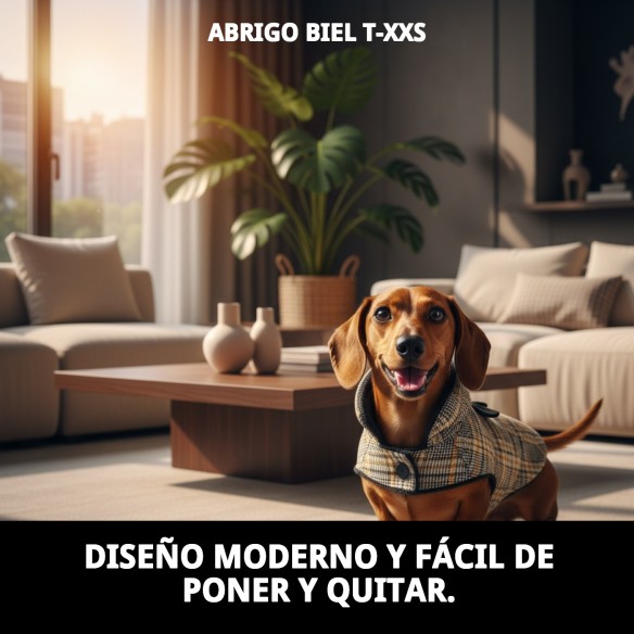 Abrigo Biel T-XXS: Calidez y Estilo para tu Mascota