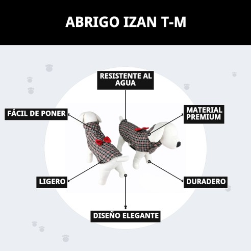 Abrigo Izan T-M: Estilo y Calidez para Tu Mascota