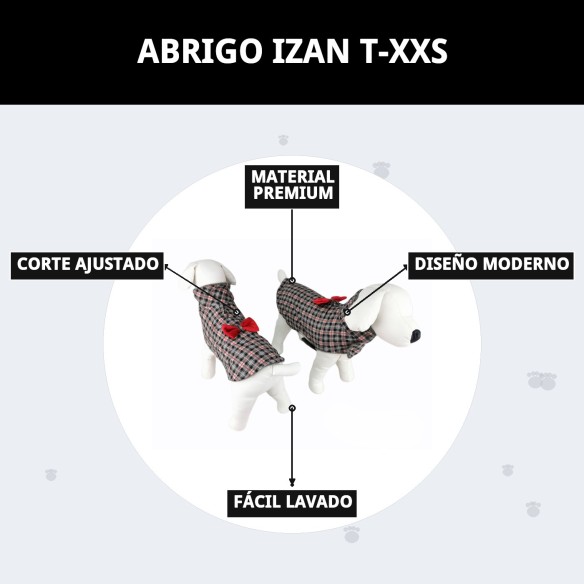 Abrigo Izan T-XXS: Calidez y Estilo para Tu Mascota
