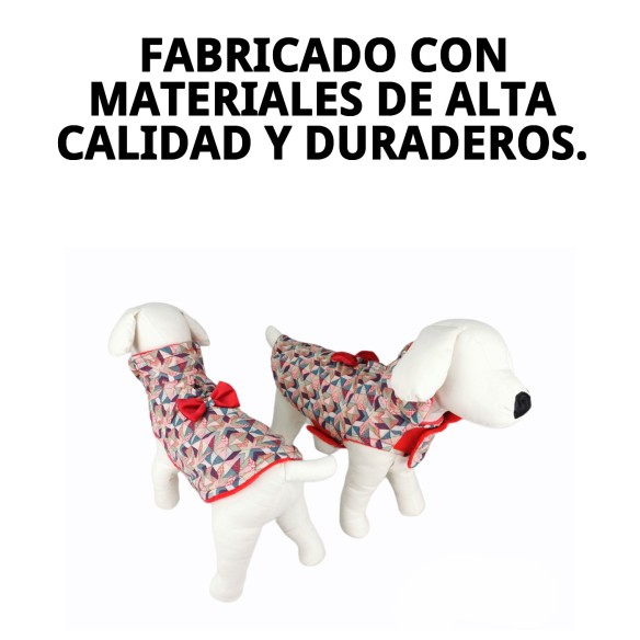 Abrigo Damasco T-M para Mascotas - Estilo y Comodidad