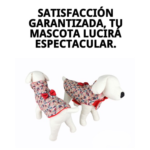 Abrigo Damasco T-M para Mascotas - Estilo y Comodidad