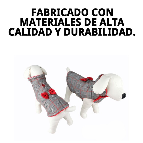 Abrigo Enzo T-XS para perros y gatos, cálido y elegante