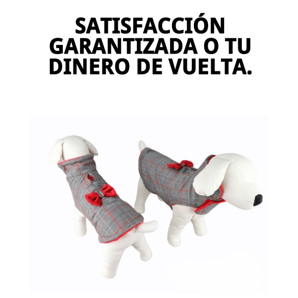 Abrigo Enzo T-XS para perros y gatos, cálido y elegante